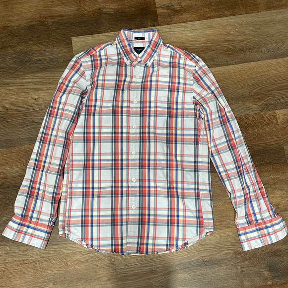 J. Crew mens long sleeve button down shirt - Picture 1 of 3